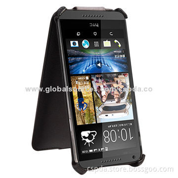 PU Flip Heat Setting Case for HTC Desire 816, High-quality in Material and Beautiful Design